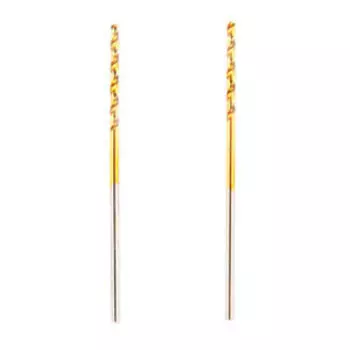 Сверло по металлу HAMMER 202-101 DR MT, 1 мм, 40 мм, DIN338, HSS-G TIN, 2 шт