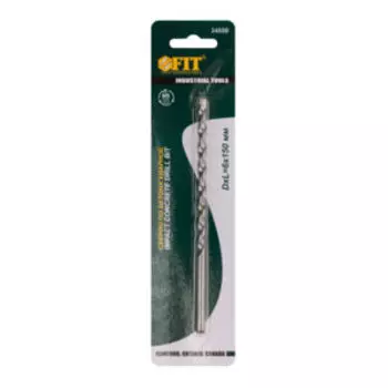 Сверло победитовое ударное для бетона и кирпича, цилиндрический хвостовик, 6x150 мм