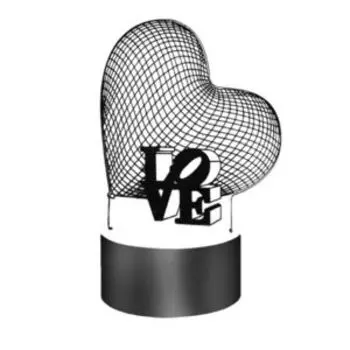 Светильник декоративный Сердце CAMELION, LED, 3Вт, RGB, USB