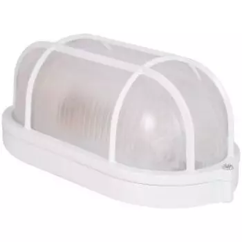 Светильник ЭРА НБП 04-60-002 Акватермо с решеткой, алюминий, стекло, E27, 60 Вт, IP54, белый