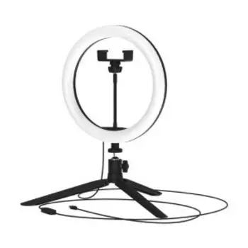 Светильник кольцевой Gauss Ring Light, 14 Вт, 700 Лм, 3000-6500K, USB, IP20, пульт
