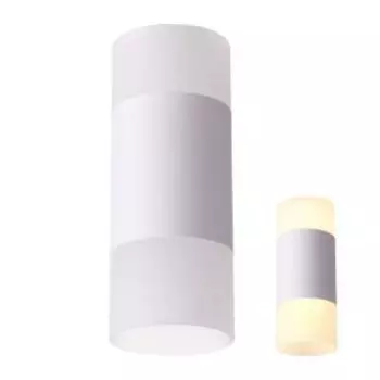 светильник накладной ELINA LED 1*7Вт /3Вт алюминий белый