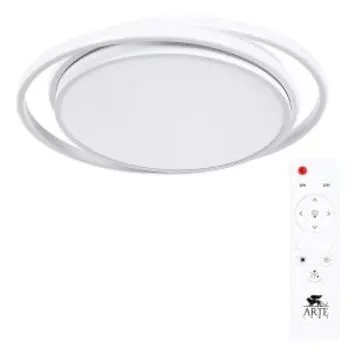 Светильник настенно-потолочный Arte Lamp Sonny, LED, 100 Вт, металл, белый