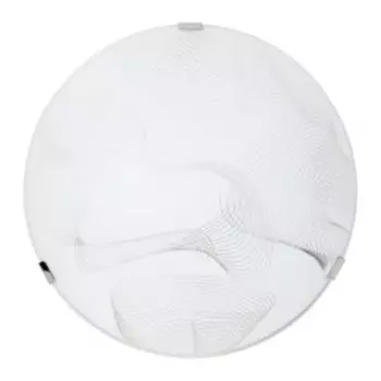 Светильник настенно-потолочный Элетех Бриз, 25.5 см, Е27, 60 Вт, матовый белый