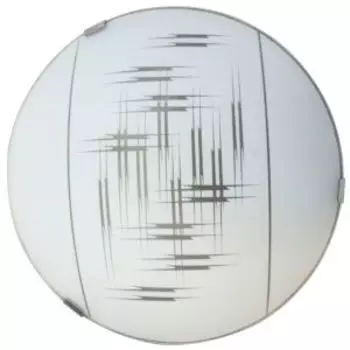 Светильник настенно-потолочный Элетех Элегант, 25.5х25 см, Е27, 60 Вт, матовый белый