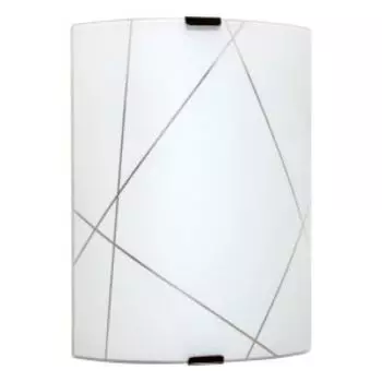 Светильник настенно-потолочный Элетех Контур, Е27, 60 Вт, 21х29 см, матовый белый