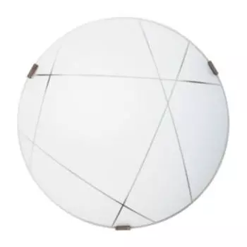 Светильник настенно-потолочный Элетех Контур, Е27, 60 Вт, 25 cм, матовый белый