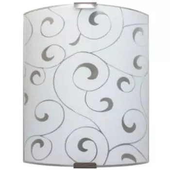 Светильник настенно-потолочный Элетех Морокко, Е27, 60Вт, 21х24.5 см, матовый белый