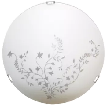 Светильник настенно-потолочный Элетех Нежность, 25.5х25 см, Е27, 60 Вт, матовый белый