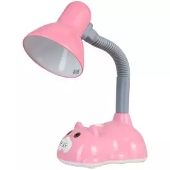 Светильник настольный Camelion Кот, 40Вт, E27, 230 В, розовый