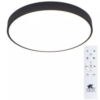Светильник потолочный Arte Lamp Arena, LED, 70 Вт, черный, пульт