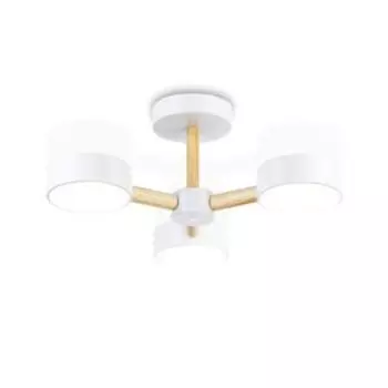 Светильник светодиодный Comfort FL4821/3 WH, 40 Вт, 3000K-6400K, пульт, 58х16 см, белый