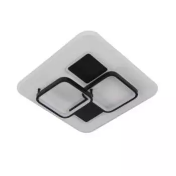 Светильник светодиодный Драйв, 150 Вт, пульт, 49 см, квадраты, металл, акрил, белый