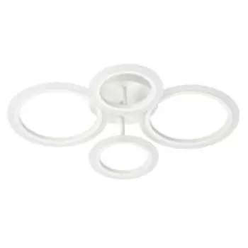 Светильник светодиодный Мадлен, 84 Вт, пульт, 58х42 см, 4 круга