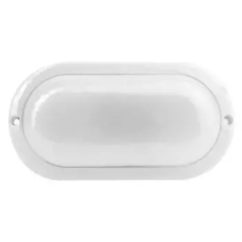 Светильник светодиодный ЖКХ Ultraflash LBF-0412 C01, 12 Вт, 4000К, IP65, 220В, овал