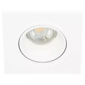 Светильник встраиваемый декоративный ЭРА KL90, MR16, GU5.3, пластик, белый