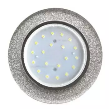 Светильник встраиваемый Ecola LD5310 Glass, GX53, подсветка, 38x126 мм