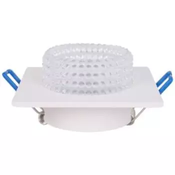 Светильник встраиваемый ЭРА DK110 WH/CL, GU5.3, MR16, белый/прозрачный