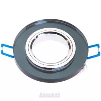 Светильник встраиваемый ЭРА DK7, 50Вт, хром, черный