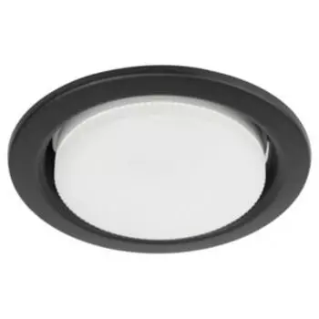 Светильник встраиваемый ЭРА KL35, GХ53, матовый черный