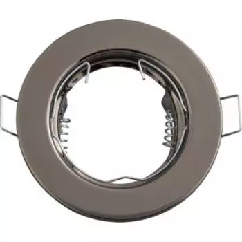 Светильник встраиваемый Navigator NFS-R1-005, GU5.3, MR16, черный хром