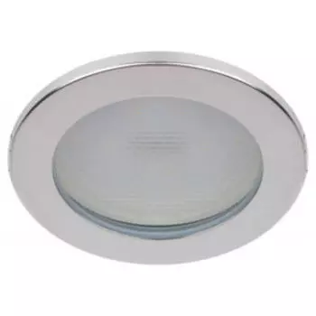 Светильник встраиваемый влагозащищенный ЭРА KL95, GX53, IP44, хром