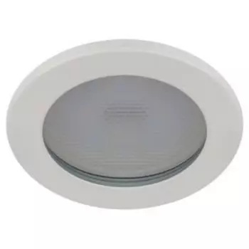 Светильник встраиваемый влагозащищенный ЭРА KL95, GX53, IP44, белый