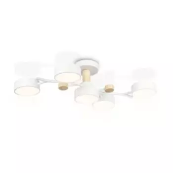 Светодиодный светильник Comfort FL4834/5 WH, 70 Вт, 3000K-6400K, пульт, 83х40х16 см, белый