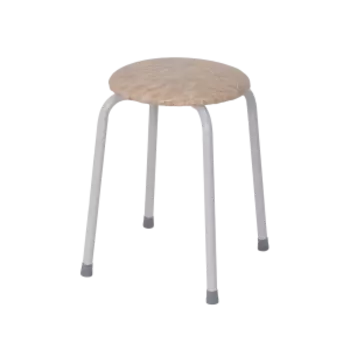 Табурет круглый Пенёк крепкий 220, цвет сиденья серый