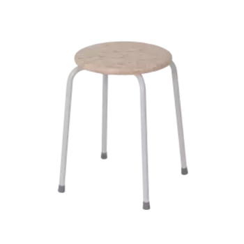 Табурет круглый Пенёк легкий 180, цвет сиденья бежевый