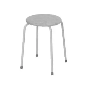 Табурет круглый Пенёк легкий 180, цвет сиденья серый