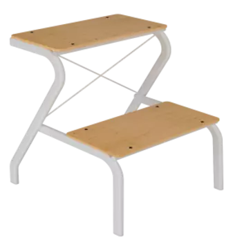 Табурет-стремянка Конёк, 43х44х56 см, белый