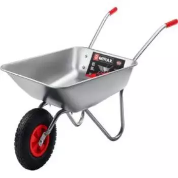 Тачка садовая одноколесная Mirax, 65 л, 90 кг