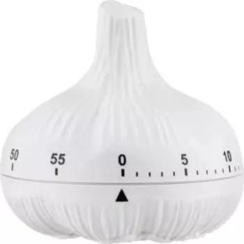 Таймер кухонный Mallony Чеснок, 7.2х7.2 см, пластик