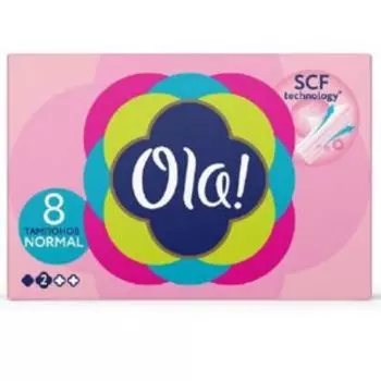 Тампоны Ola Normal Шелковистая поверхность, 8 шт