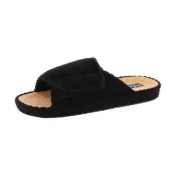 тапочки домашние мужские DE FONSECA MATERA I PA MA02RU, размер 45, черный, текстиль, стелька из натураль. пробки, о/н