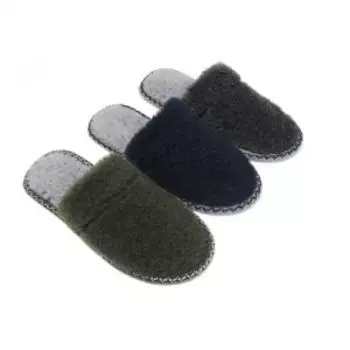 Тапочки домашние мужские Lucky Land Макс, размер 44, мех, закрытый нос, в ассортименте