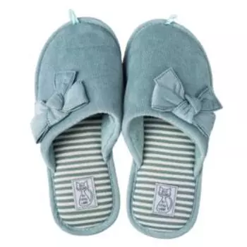 Тапочки домашние женские Бант, размер 36, текстиль, в ассортименте