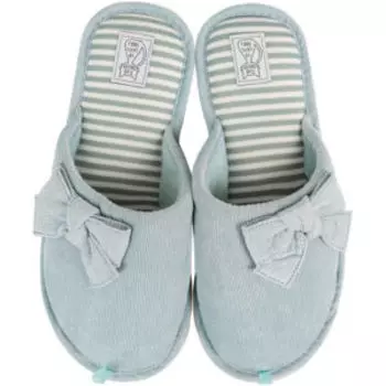 Тапочки домашние женские Бант, размер 38, текстиль, з/н, в ассортименте