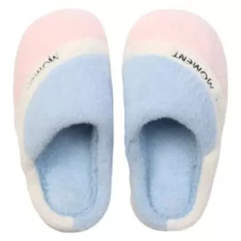 Тапочки домашние женские LoveLife 049, размер 36-37, розовый/голубой, ЭВА/кор.флис, з/н