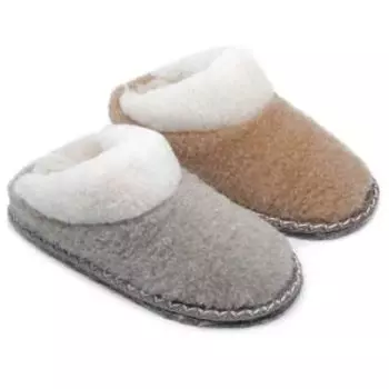 Тапочки домашние женские Lucky Land Флокс, размер 36, мех, закрытый нос, в ассортименте