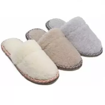 Тапочки домашние женские Lucky Land Мех, размер 36, мех, закрытый нос, в ассортименте