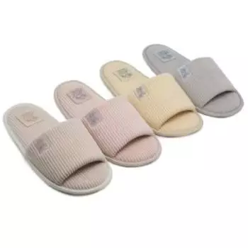 Тапочки домашние женские Lucky Land Полли, размер 38, текстиль, в ассортименте