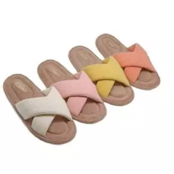 Тапочки домашние женские Lucky Land Престиж, размер 40, текстиль, о/н, в ассортименте