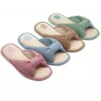 Тапочки домашние женские Lucky Land Тиффани, размер 36, текстиль, в ассортименте