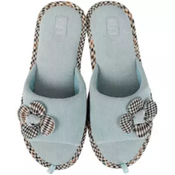 Тапочки домашние женские Ника, размер 39, текстиль, о/н, в ассортименте