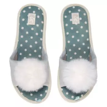 Тапочки домашние женские Пушок, размер 38, текстиль, в ассортименте