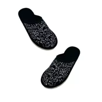 Тапочки домашние женские Sofi de Marko №66, р. 38, чёрный/белый