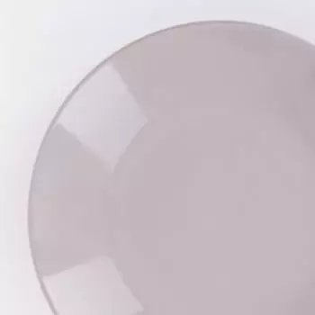 Тарелка, 20 см, серый, керамика