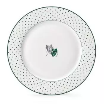 тарелка десертная APOLLO GENIO Teatro зеленый 19 см, фарфор